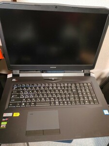 ★mouse ゲーミングPC DAIV-20017N-CLR CPU・メモリ・ストレージ無し　通電確認のみ　電源アダプター付き　②