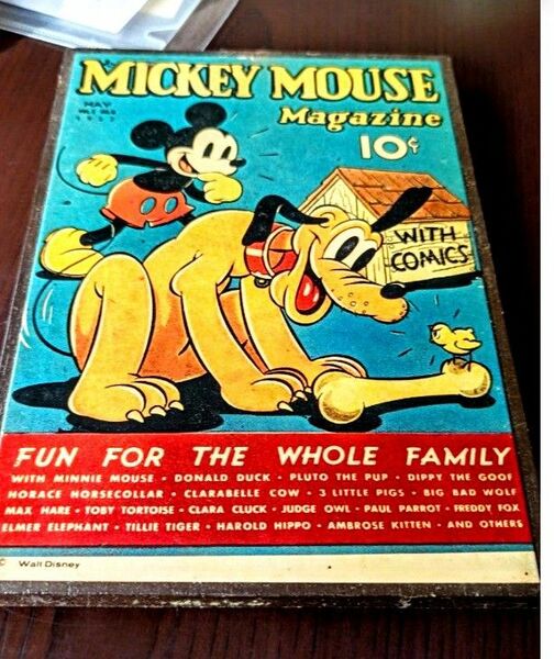 ミッキーマウスのプレート
