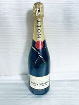 未開封 MOET & CHANDON モエ エ シャンドン MOET IMPERIAL モエ アンぺリアル 750ml アルコール 12% シャンパン 白泡 辛口 ワイン i17_画像1