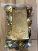 #9346 中古 総重量約14.5kg メッキ アクセサリー おまとめ メッキ製品 メッキ杯 ネックレス リング ブローチ タイピン 大量 同梱不可_画像5