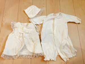 お宮参り 退院 ベビー服 セレモニードレス ベビードレス 新生児