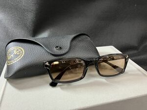 「T1693」RayBan レイバン サングラス RB 5017A 2000 52□19 135 ブラウンレンズ　スクエア型　セルフレーム　度無し ケース 眼鏡 メガネ 