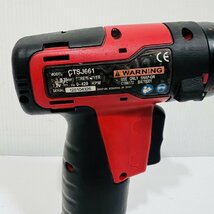 ★動画あり スナップオン Snap-on 電動ドライバー CTSJ661 バッテリー CTB6172 充電式 コードレス 領収OK w0111-1_画像5