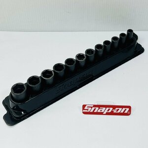 ★12ピースセット Snap-on スナップオン 3/8 セミインパクトディープソケットセット 212IMFMSYA IMFMS8~19 領収OK w0113-6-7b