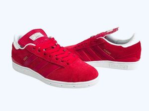 デッド!! 名作!! 11年 adidas BUSENITZ PRO RED アディダス ブセニッツ プロ スケート レッド スエード 赤 × 白 us 8 / 26 ㎝