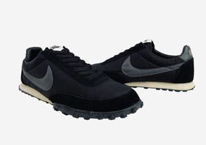 美品!! 希少! 17年 NIKE WAFFLE RACER VNTG ナイキ ワッフルレーサー ブラック 黒 × 灰 ビンテージ us 9.5 / 27.5 ㎝