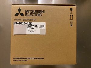 三菱電機 インバータ FR-D720-1.5K 新品未使用