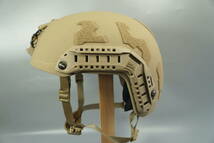 オップスコア 特殊部隊放出 OPS-CORE FTHS BALLISTIC HELMET ASSEMBLY サイズXL TAN499（ PEQ PVS PSQ ATPIAL ptw トレポン wilcox)_画像2