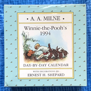 くまのプーさん カレンダー 1994年 未開封新品 138x138x46(mm) Winnie The Pooh's Day-by-Day Calendar A.A.Milne Ernenst H. Shepard