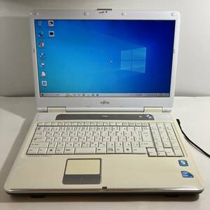 ☆1円☆FMVA555AW☆解像度1366x768☆Core i5 450M 2.4GHz☆メモリ4GB☆SSD120GB☆ 