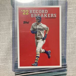 2023 TOPPS SERIES 2 JULIO RODRIGUEZ 1988 ’22 RECORD BREAKERS BOX TOPPER JUMBO ②