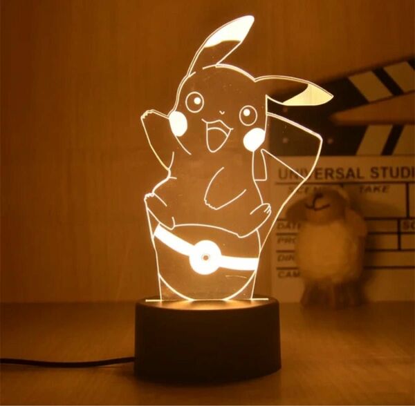 ピカチュウ 3Dライト 卓上ライト LEDナイトライト