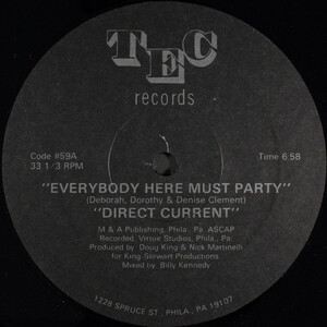 Direct Current - Everybody Here Must Party / Ron HardyやLarry Levanもプレイした人気クラシック！