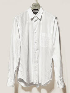 COMME des GARCONS HOMME PLUS／コムデギャルソンオムプリュス 定番　ブロードシャツ 白　サイズS　美品