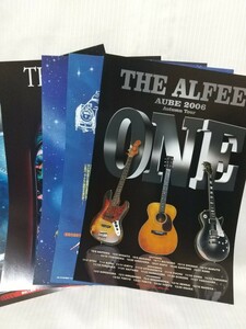 THE ALFEE・アルフィー　●　宣伝チラシ・フライヤー　5枚セット　★　坂崎幸之助・桜井賢・高見沢俊彦