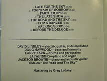 JACKSON BROWNE ジャクソン・ブラウン / LATE FOR THE SKY レイト・フォー・ザ・スカイ - David Lindley - Doug Haywood - Larry Zack_画像6