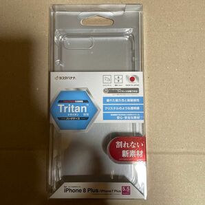 iPhone 8 Plus/7 Plus用 トライタンハードケース クリア 3511IP7SB