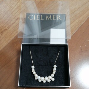 新品★ CIEL MER ネックレス 人工パールネックレス アクセサリー★シェルメール オリジナルプレゼント品★パーティ