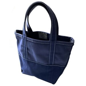 別注モデル! USA製 L.L.Bean × BEAMS エルエルビーン BOAT AND TOTE キャンバス ボートトート バッグ 鞄 ネイビー 紺 メンズ レディース