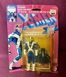 最初期 TOYBIZ『THE UNCANNY X-MEN』CYCLOPS アクションフィギュア MARVEL COMICS サイクロップス