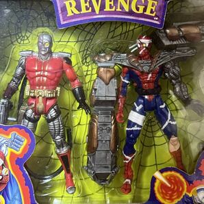 '97 TOYBIZ『HEROES REVENGE』CYBORG SPIDER-MAN AND DEATHLOK アクションフィギュア MARVEL COMICS スパイダーマンの画像2