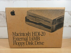2E1-4 (未開封 Apple 外付けFDD Macintosh HDI-20(M8061) External 1.4MB) Apple Mac 動作未確認 ジャンク 現状品