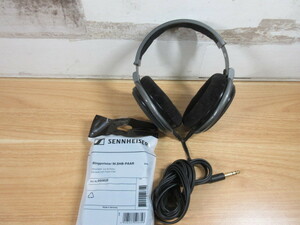 2F3-3 (1円～ SENNHEISER HD650 ヘッドフォン イヤーパッド付) ゼンハイザー 音楽 動作未確認 ジャンク 現状品 箱なし