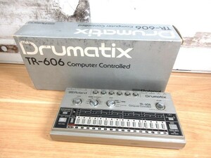 1A3-1「Roland ローランド Dramatix TR-606」リズムマシン ジャンク 楽器周辺機器 動作未確認 箱入り