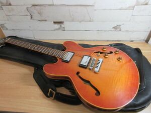 1ZC (Heritage H-535 ギター) ギター ヘリテイジ 社外ケース付き 動作未確認 ジャンク 現状品