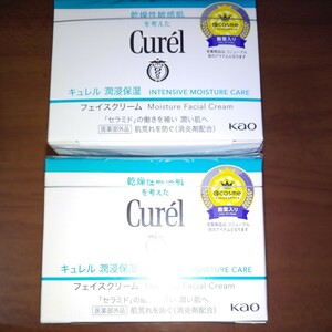 キュレル Curel潤浸保湿クリーム40㌘ フェイスクリーム 2個セット 定形外210円 新品 お買い得 花王キュレル 