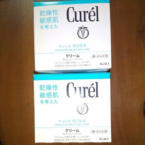 花王　Curel　潤浸保湿 クリーム 90g　2個セット　顔からだ用　乾燥肌、敏感肌に最適です　新品未使用 