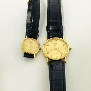 ◆SEIKO　セイコー　エクセリーヌ　1221-5000　14K　ゴールド　ドルチェ　7731-7000　2点セット　不動品◆