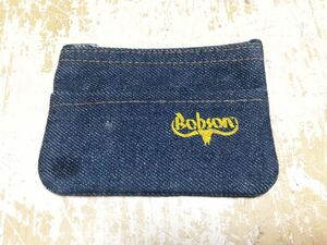 † 希少 レア BOBSON ボブソン 小銭入れ コインケース 小物入れ ミニ財布 デニム柄 レトロ 当時物 ビンテージ