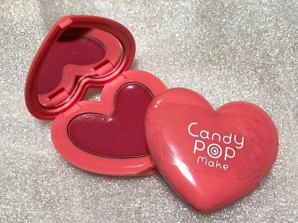 ▲ Candypopmake キャンディポップメイク CPM クリームチーク 2個セット CPCC001 RD1 赤色 化粧品 コスメ ハート型 可愛い オシャレ