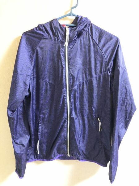 ◆ NIKE ナイキ ウィンドブレーカー 上着 ジャケット ゼブラ柄 紫 パープル Lサイズ