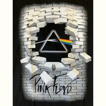 ★新品未使用★ピンク・フロイド Pink Floyd バンドTシャツ 半袖 ロックTシャツ コットン プリント ブラック 黒 Lサイズ2615_画像4