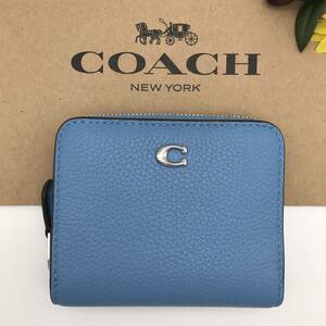 COACH 財布 ★大人気★ ビルフォールド ウォレット シルバー プール CD717 LHPOL 新品