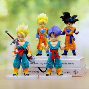 ◆ドラゴンボール　 孫悟天+トランクス◆海外限定品◆レア 希少◆フィギュア◆箱無し　(6cm/0.6kg )◆A-327