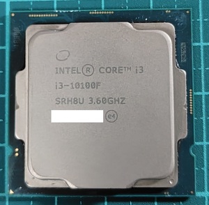 Intel CPU Core i3-10100F 3.6GHz LGA1200 BOX 動作品