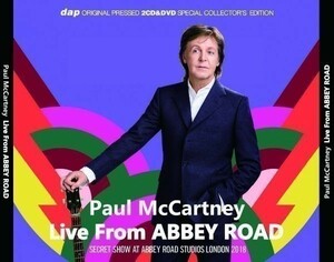 PAUL McCARTNEY / LIVE FROM ABBEY ROAD - SECRET SHOW AT ABBEY ROAD STUDIOS LONDON