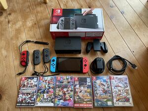 Nintendo Switch ニンテンドースイッチ　本体　ソフト6本セット　プロスピ　パワプロ　マリオカート　大乱闘