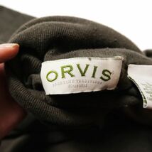 90's 00's オービス ORVIS シルク×カシミア タートルネック コットン ニット セーター (L) 濃緑系 薄手 90年代 00年代 旧タグ オールド_画像7