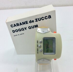 【稼働品】CABANE de ZUCCA カバンドズッカ DOGGY GUM W621-4020 デジタル ウォッチ クォーツ メンズ 腕時計 電池交換済　　K0113