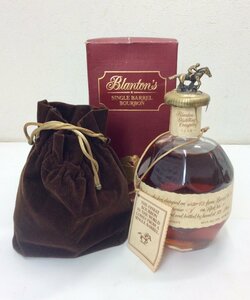 【未開栓/古酒】Blanton's ブラントン シングルバレル 1992年 バーボン 750ml 46.5% 箱/巾着袋付き　 K0121