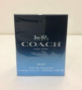 【未開封/未使用品】 COACH BLUE EAU DE TOILETTE コーチ マン ブルー オードトワレ EDT 40ml 香水 スプレー　K0114