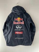 0-95 Red Bull RACING INFINITI Pepe Jeans LONDON 3D フルジップ コーティング パーカー サイズ M-L 実寸参照_画像3