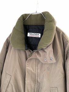 0-341 NAUTICA COMPETITION ノーティカ たっぷり ダウン フルジップ ジャケット サイズ XL-XXL相 実寸参照