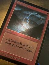 【1円スタート】MTG マジックザギャザリング　稲妻/Lightning Bolt β ベータ BETA 英語　1枚_画像5