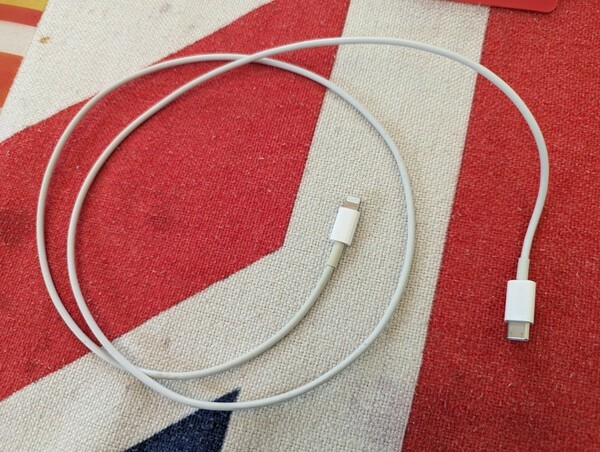 純正 iPhone ライトニングケーブル　Lightning - USB タイプC ケーブル 1メートル