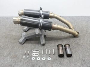 美品 YZF-R1 04-06 danmoto ダンモト ステン/カーボン スリップオン ◆返品可 ●100サイズ T2C029K T01L 95